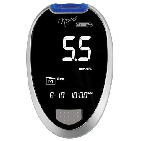 Glucorx Nexus Voice Meter Blood Glucose Meter Kit x 1 | EasyMeds Pharmacy