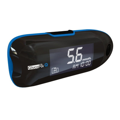 Glucorx Q Blood Glucose Meter/Sugar Monitor | FAST Del | UK Pharmacy | EasyMeds Pharmacy