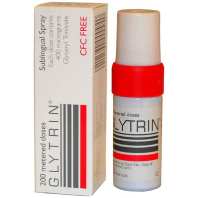Glytrin 400mcg Sublingual Spray - 200 Dose -   ASPIRE PHARMA LTD EasyMeds Pharmacy