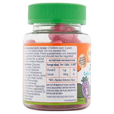 Haliborange Kids Mr. Men Little Miss Calcium and Vitamin D Strawberry softies 30 | EasyMeds Pharmacy
