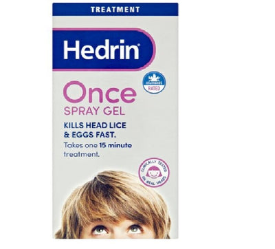 Hedrin Once Spray Gel - 60ml -   Thornton & Ross EasyMeds Pharmacy
