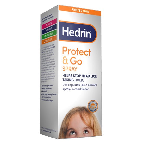 Hedrin Protect and Go Lice Conditioning Spray - 120ml -   Hedrin EasyMeds Pharmacy