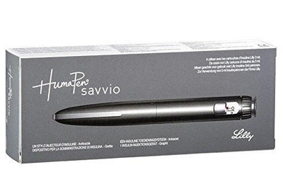 Humapen Savvio Cartridge Pen Graphite - FREE UK P&P -   Eli Lilly & Co Ltd EasyMeds Pharmacy