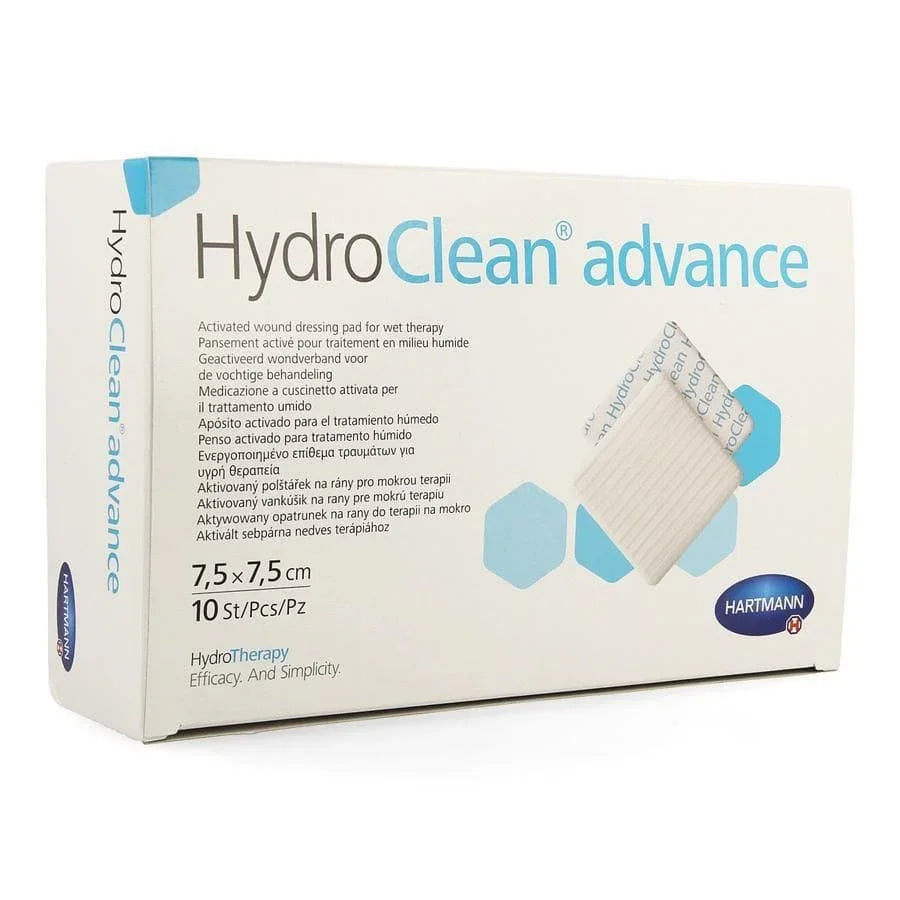 Hydroclean Advance 7.5cm x 7.5cm x 10 | EasyMeds Pharmacy