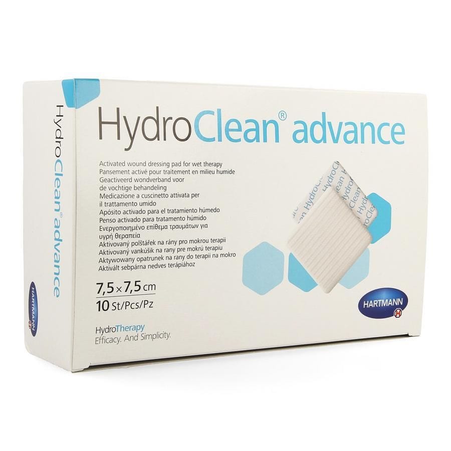 Hydroclean Advance 7.5cm x 7.5cm (Pack of 10) | EasyMeds Pharmacy