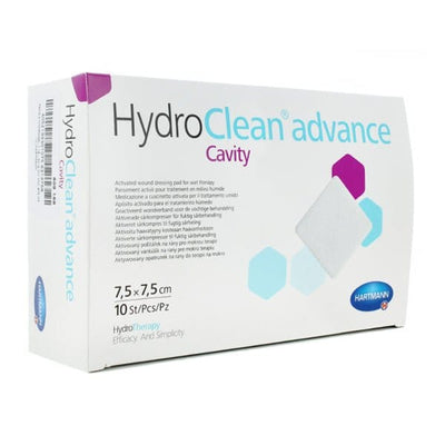 HydroClean Advance Cavity Dressings 7.5cm x 7.5cm x 10 -   Hartmann EasyMeds Pharmacy