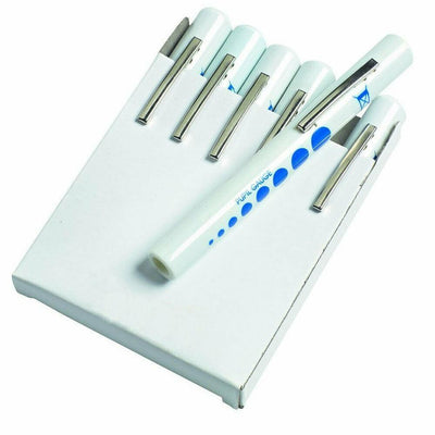 JFA Disposable Pen Torch Light With Pupil Gauge x 6 -   JFA Medical EasyMeds Pharmacy