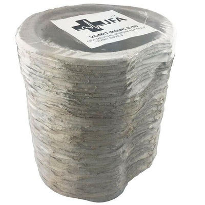 JFA Medical Disposable Vomit Sick Bowls x 50 -   JFA Medical EasyMeds Pharmacy