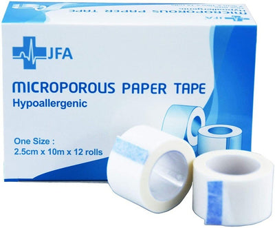 JFA Microporous Surgical Tape 2.5cm x 10m x 12 -   JFA Medical EasyMeds Pharmacy