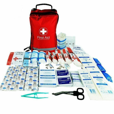 JFA Premium Red First Aid Kit Bag 200 Piece -   JFA Medical EasyMeds Pharmacy