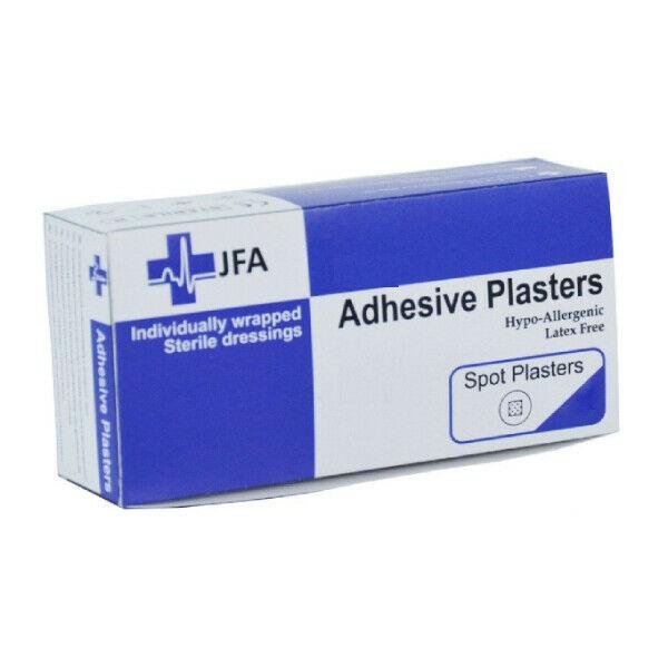 JFA Washproof Spot Plasters 22mm x 22mm x 100 | EasyMeds Pharmacy
