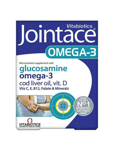 Jointace Omega-3 Oils & Glucosamine Tablets x 30 -   Vitabiotics EasyMeds Pharmacy