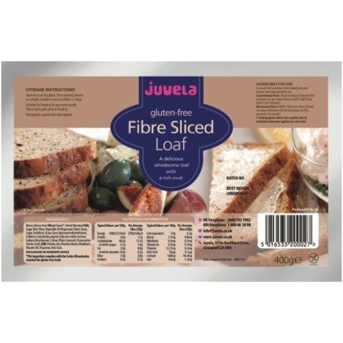 Juvela Gluten-Free Fibre Sliced Loaf 400g | EasyMeds Pharmacy