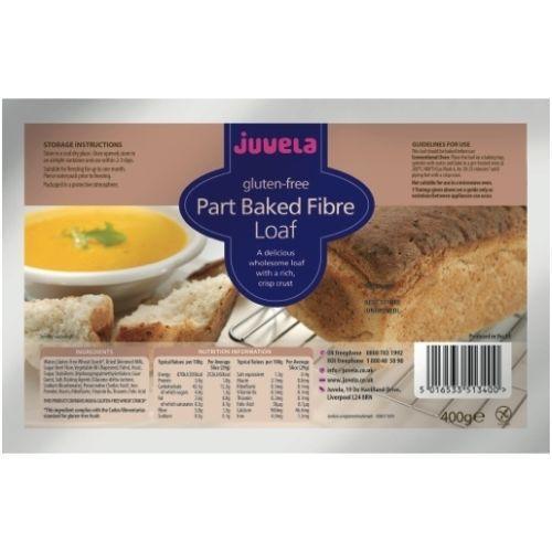Juvela Gluten-Free Part-Baked Fibre Loaf 400g | EasyMeds Pharmacy