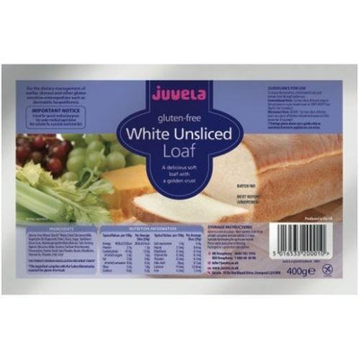 Juvela Gluten-Free White Unsliced Loaf 400g -   Juvela EasyMeds Pharmacy