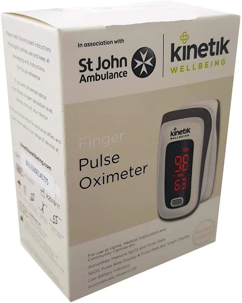 Wellbeing Finger Pulse Oximeter in Association with St John Ambulance EasyMeds Pharmacy