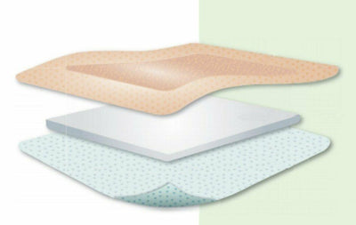Kliniderm Foam Silicone Border Lite Dressing 4cm x 5cm x 10 -   Klinion EasyMeds Pharmacy