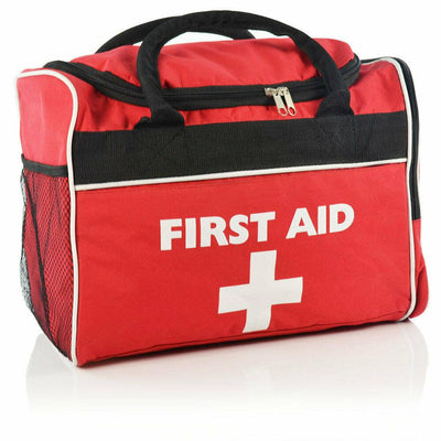 Large Red 'Run On' First Aid Bag - Empty -   JFA Medical EasyMeds Pharmacy