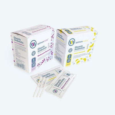 Lemon Glycerin Swabsticks x 25 -   Optimum Medical Solutions EasyMeds Pharmacy
