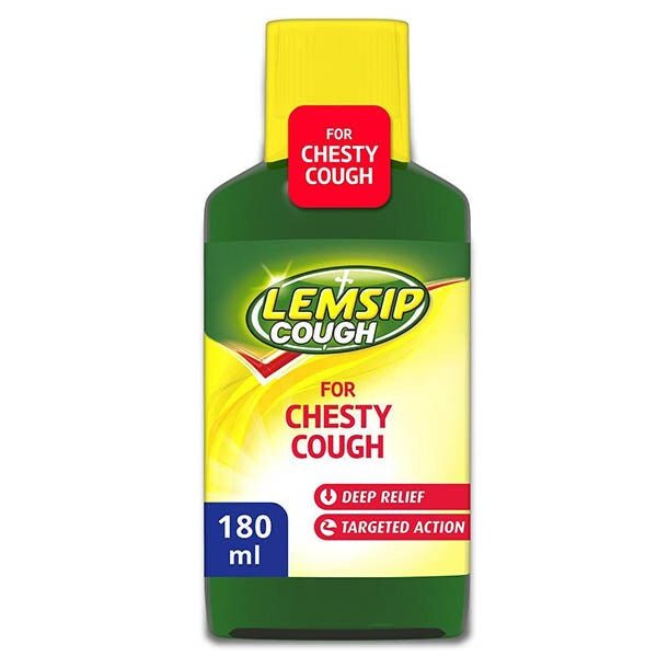 Lemsip Chesty Cough Oral Solution 180ml | EasyMeds Pharmacy