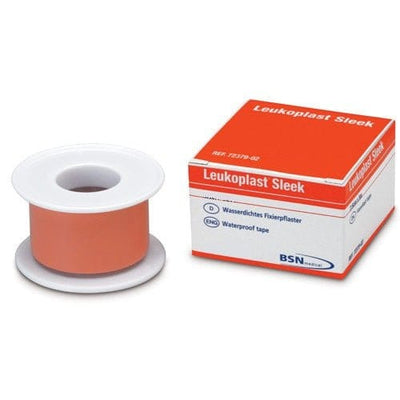 Leukoplast Sleek Waterproof Adhesive Surgical Tape 2.5cm x 3m x 12 Rolls -   Leukoplast EasyMeds Pharmacy