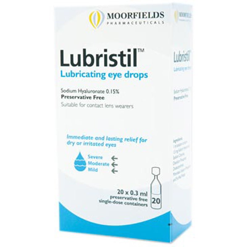 Lubristil Lubricating Eye Drops 20 x 0.3ml | EasyMeds Pharmacy