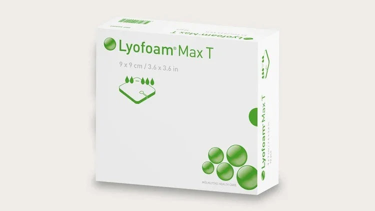 Max Dressing Lyofoam Max T Tracheostomy Foam Dressings 9cm x 9cm x 10