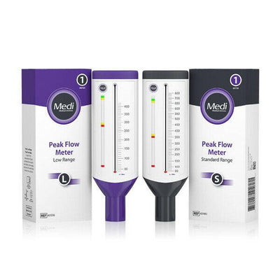 Medi Peak Flow Meter Low Range -   Aerochamber EasyMeds Pharmacy
