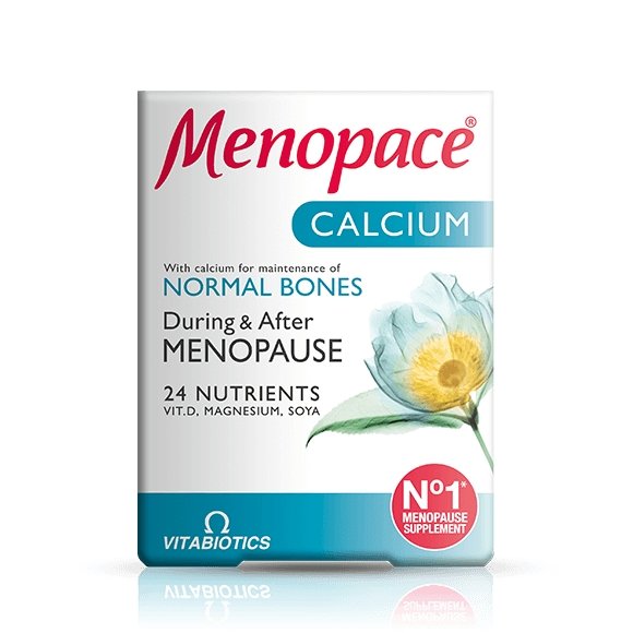 Menopace Calcium Tablets 60 x 2 Packs -   Vitabiotic EasyMeds Pharmacy