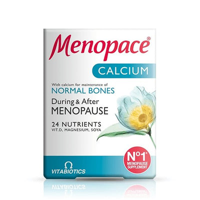 Menopace Calcium Tablets 60 x 2 Packs -   Vitabiotic EasyMeds Pharmacy