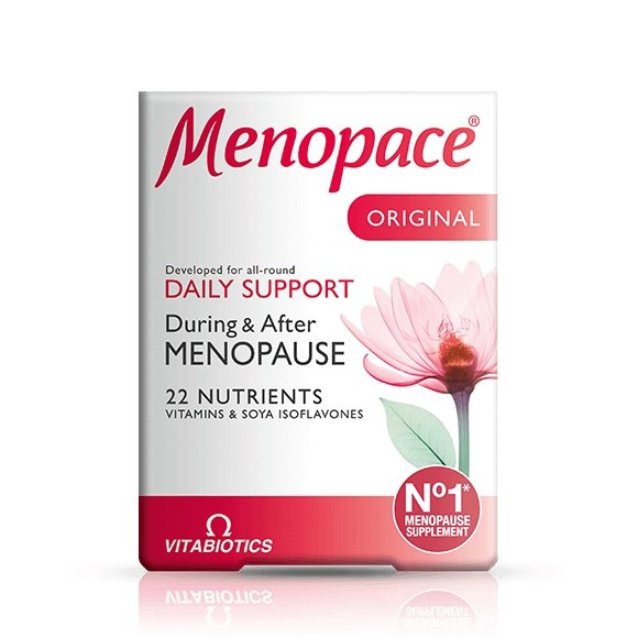 Menopace Original Tablets x 30 | Vitabiotics -   Vitabiotics EasyMeds Pharmacy