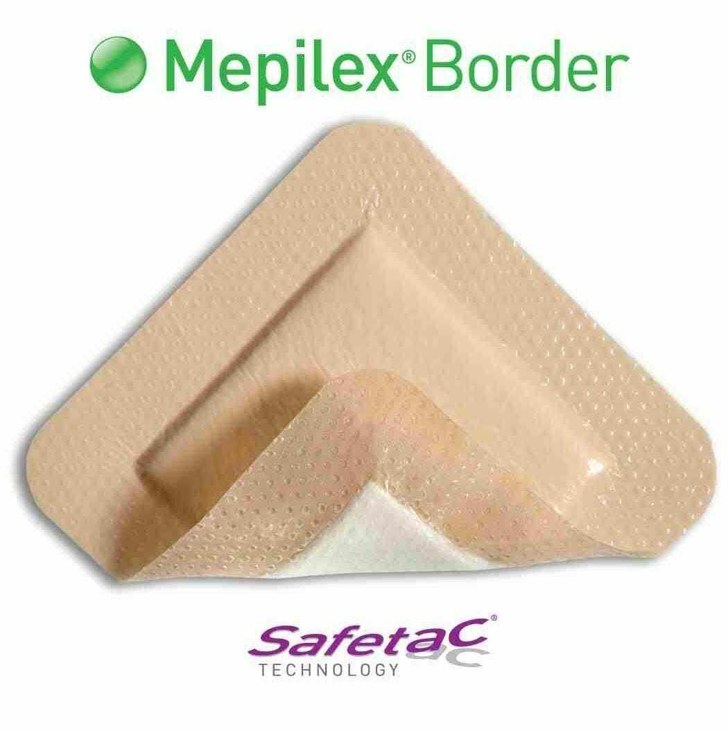 Mepilex Border Dressings 10cm x 10.5cm - Wounds Ulcers Tattoos 295366 | EasyMeds Pharmacy
