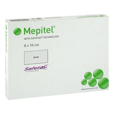 Mepitel Low-adherent Wound Contact Layer Dressing 8cm x 10cm x 5 -   Molnlycke EasyMeds Pharmacy