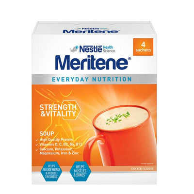 Meritene Energis Chicken Soup 6 Packs of 50g x 10 | EasyMeds Pharmacy