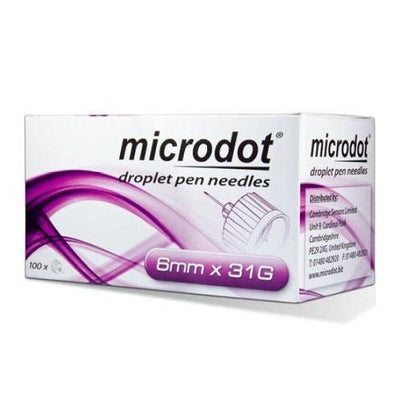 Microdot Droplet Pen Needles 6mm/31g x 100 | EasyMeds Pharmacy