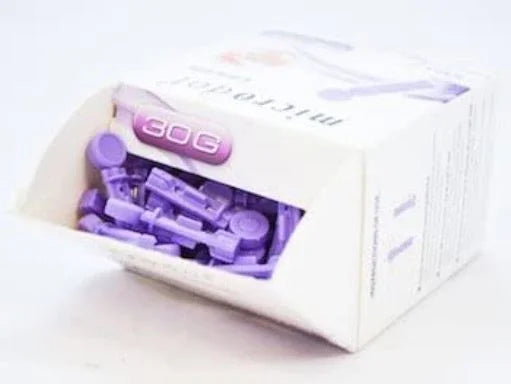 Microdot Tooth Microdot Lancets 30G 0.31mm x 100 | Ultra Thin - Lancets - Microdot ...