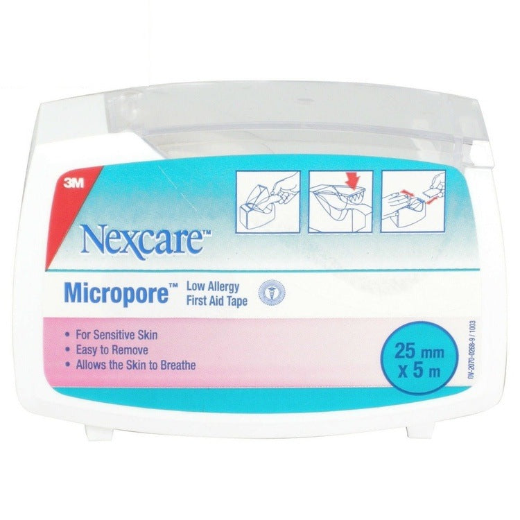 Micropore Tape 2.5cm & Dispenser -   3M EasyMeds Pharmacy
