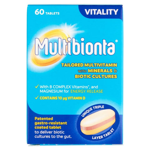 Multibionta Vitality Tablets x 60 | EasyMeds Pharmacy