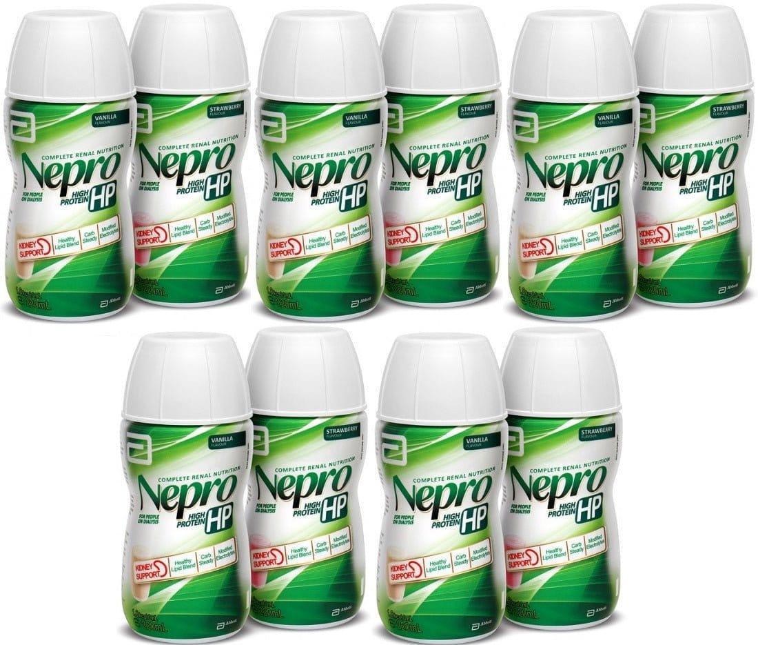 Nepro HP Strawberry 10x220ml | Nutritional Drink | EasyMeds Pharmacy