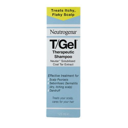 Neutrogena T/Gel Therapeutic Coal Tar Shampoo 125ml -   Johnson & Johnson EasyMeds Pharmacy