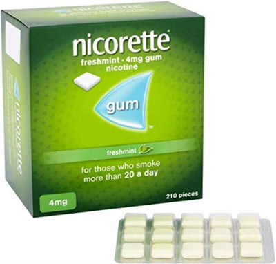 Nicorette Freshmint Sugar Free Nicotine Gum 4mg x 210 | EasyMeds Pharmacy