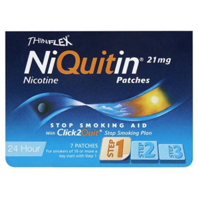 NiQuitin CQ Original Patches (Step 1) 21mg x 7 -   NiQuitin EasyMeds Pharmacy