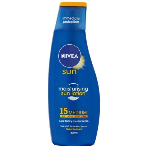 Nivea Sun Immediate Protection Moisturising SPF15 Sun Lotion 200ml ...