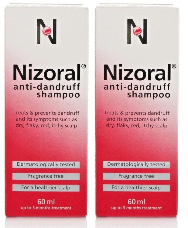 Nizoral Anti Dandruff Shampoo 60ml x 2 -   Thornton & Ross EasyMeds Pharmacy
