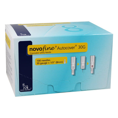Novofine Autocover Pen Needles 30G 8mm x 100 | EasyMeds Pharmacy