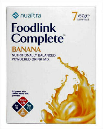 Nualtra Foodlink Complete Powder Banana (with Fibre) (63g x7) | EasyMeds Pharmacy