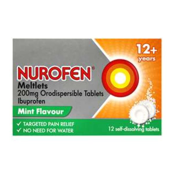 Nurofen For Child Mint Meltlet x 12 | EasyMeds Pharmacy