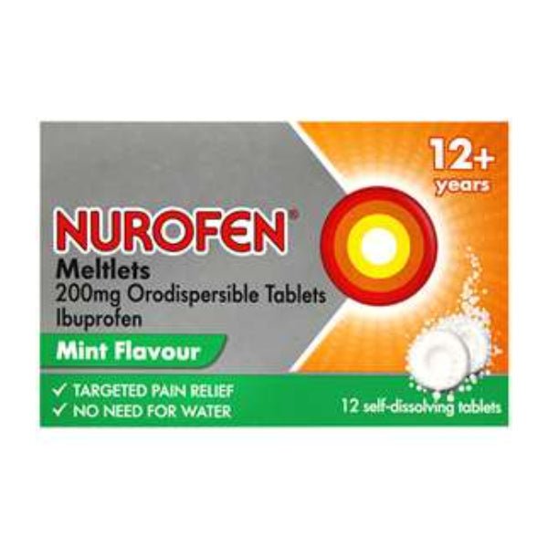 Nurofen For Child Mint Meltlet x 12 -   Reckitt Benckiser EasyMeds Pharmacy