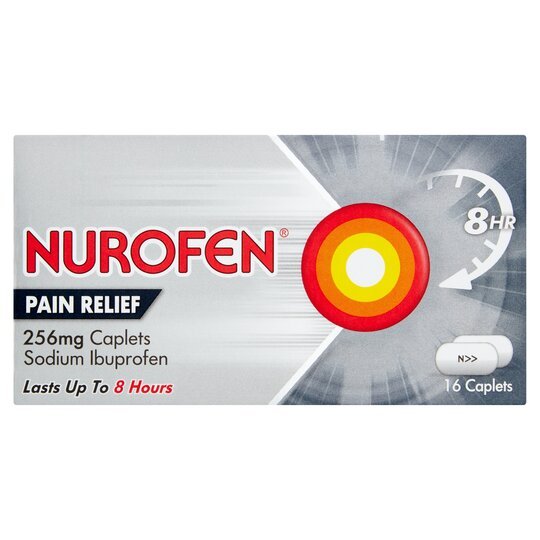 Nurofen Joint & Back Pain Relief 256mg 16 Caplets -   Reckitt Benckiser EasyMeds Pharmacy