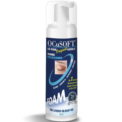 OCuSOFT Lid Scrub Original Formula Foaming Eyelid Cleanser 50ml -   Scope Opthalmics EasyMeds Pharmacy